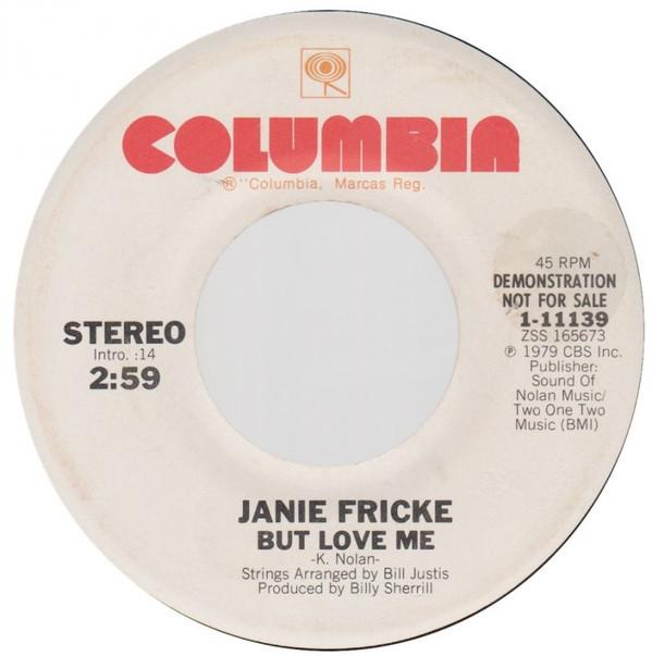 

7inch Record JANIE FRICKE - But Love Me 111139PROMO COLUMBIA 1979 US Country/Folk Used