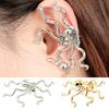 Women's Punk Rock Octopus Shape Ear Stud Cuff Clip Buckle Earring