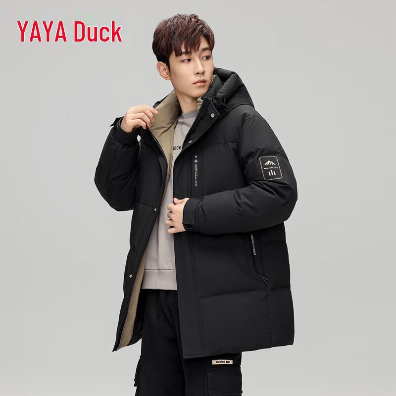 YAYA Couple s Winter Hooded Down Jacket 185/100A(XXL)
