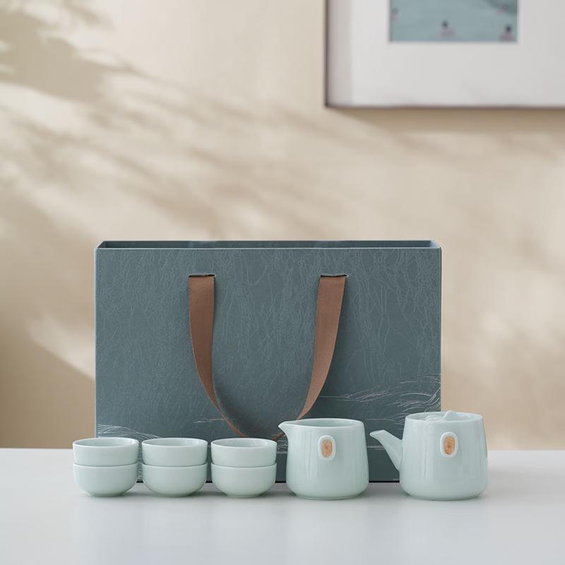 Dehua Celadon Scent Cup Tea Set