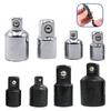Steel Reduction Socket Adapter 4 Size Square Socket Adapter Bit Conversion Kit with 3 Extension Rod Professional