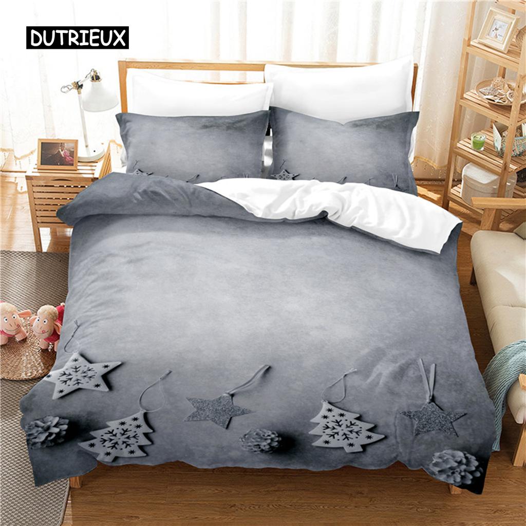 Weihnachtsgeschenk Bettwäsche-Set Bettbezug-Set 3D-Bettwäsche Digitaldruck Bettwäsche Queen-Size-Bettwäsche-Set Modedesign