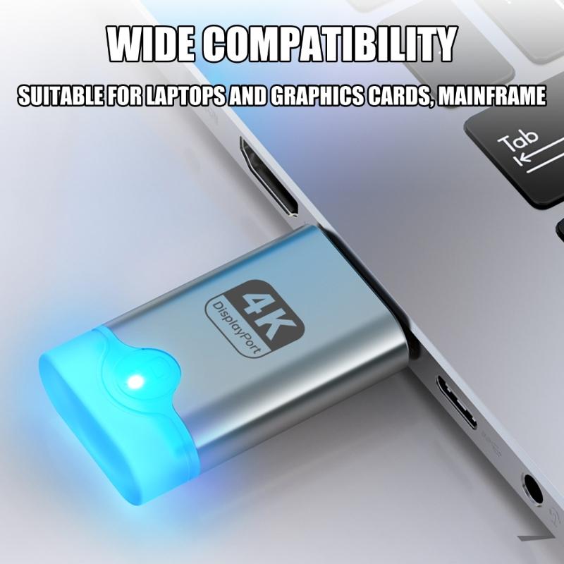 DP Virtuelle Display-Emulatoren Stecker Geeignet für Mehrfachmonitor-Setups mit 4K-Auflösungsunterstützung auf Laptops und Desktops