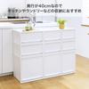 Tenma Storage Box Fits Case Multi Kitchen Storage Width 40 x Depth 40 x Height 30cm Laundry Storage Case Space Saving Clothing Case Made in Japan