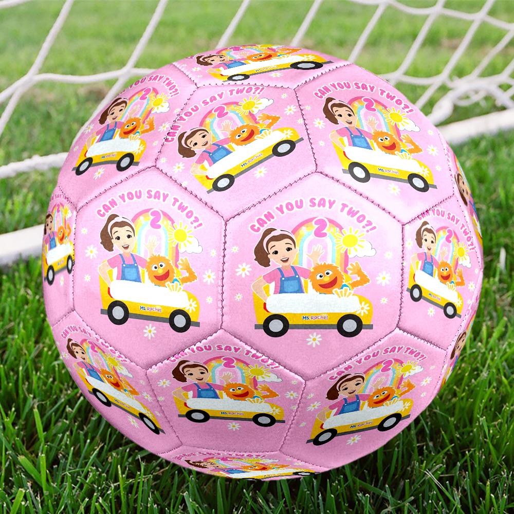Ms. Rachel Theme Size 5 Soccer Ball, Suitable for Both Indoor and Outdoor Matches, a Gift Suitable for Everyone.
