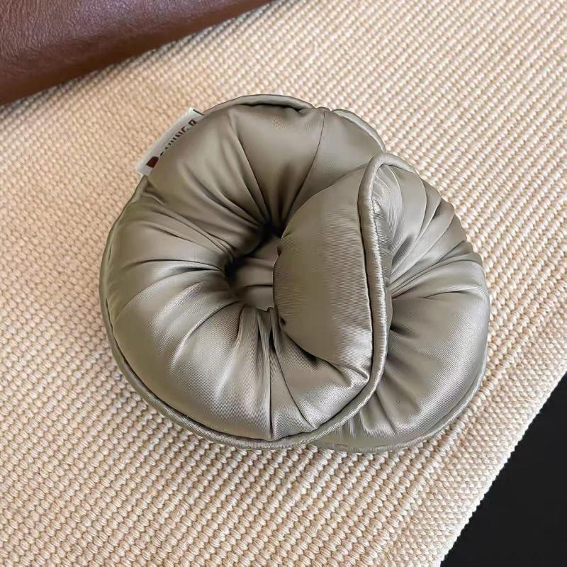 Sponge Sleep Elastic Ponytail Holder Hair Scrunchies For Women Hair Accessories Girls Soft Solid Satin Filled Cotton Big Bands