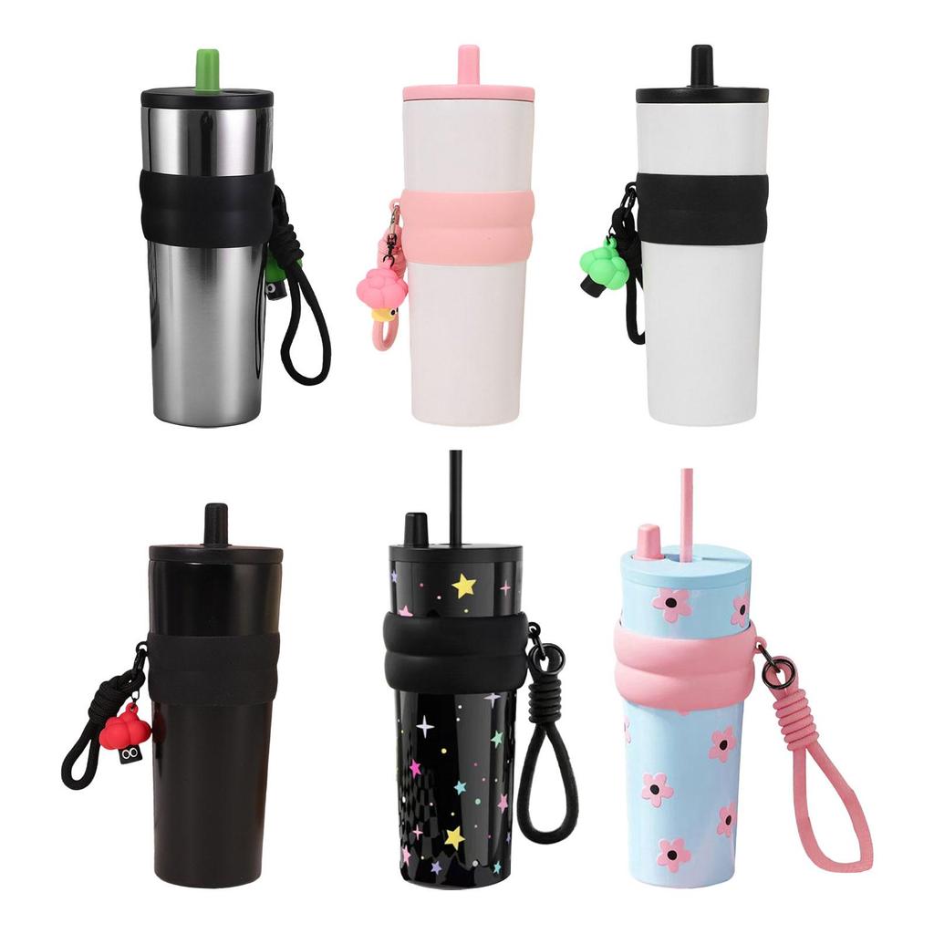 Insulated Water Bottle Leakproof Lightweight Stainless Steel Tumbler with Carry