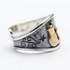 Neue Mode Kreativer Trend Niedliche Sternenkatze Offener Ring Männer und Frauen Retro Persönlichkeit Einfach Nische Hip Hop Party Ring Geschenk Schmuck