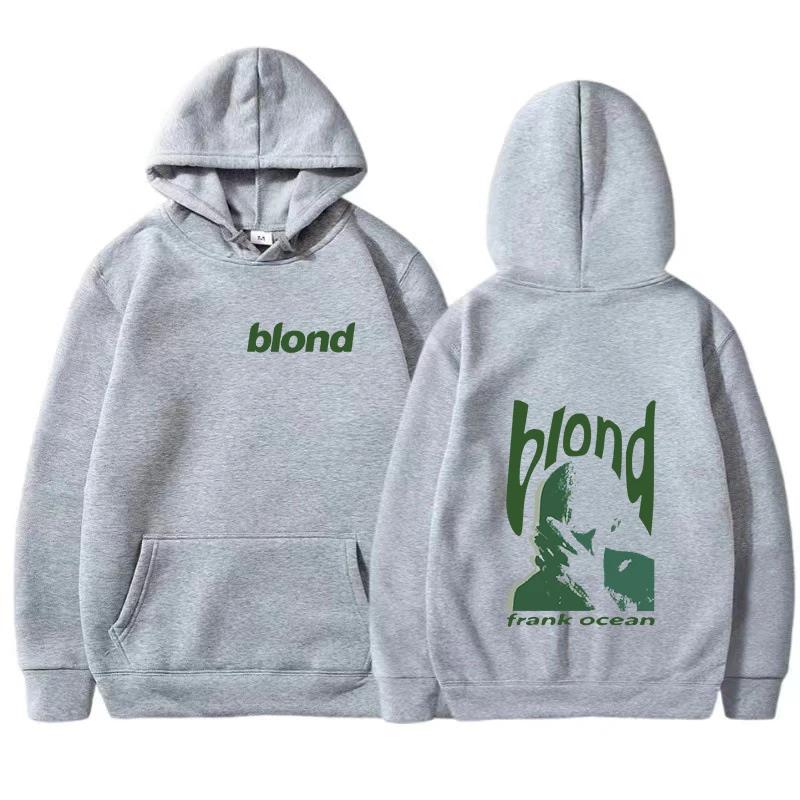 New Rapper Frank Retro Graphic Men's Hoodie Hip Hop Ocean Album Clothing Sweatshirt Y2k Unisex Blond Fashion Oversized Pullovers