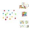 Colorful Plastic Puzzle Blocks For Kids Develop Coordination Skills