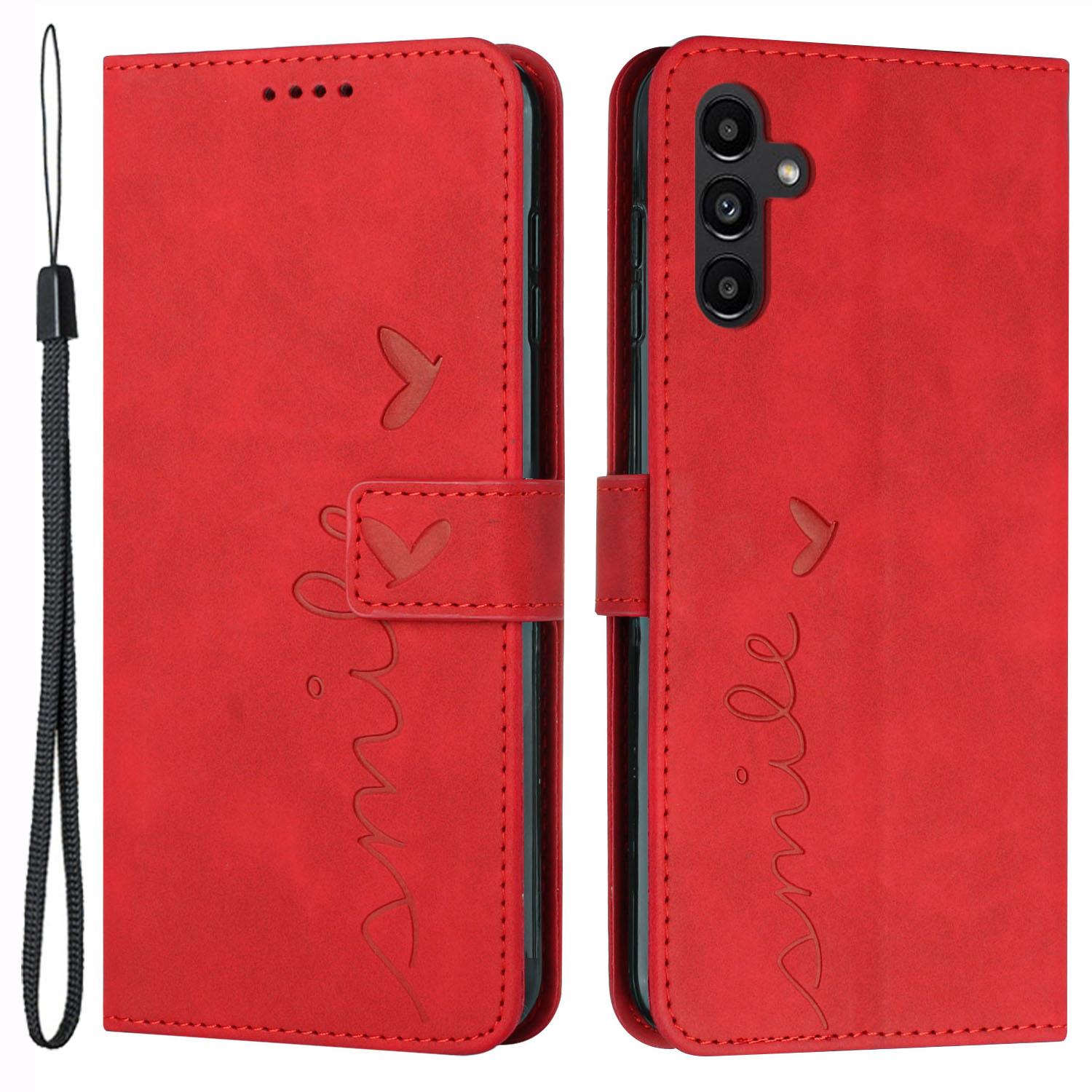 

Для Samsung Galaxy S25/S24 Чохол Шкіра на дотик Підставка Гаманець Шкіряний Чохол для мобільного телефону Red