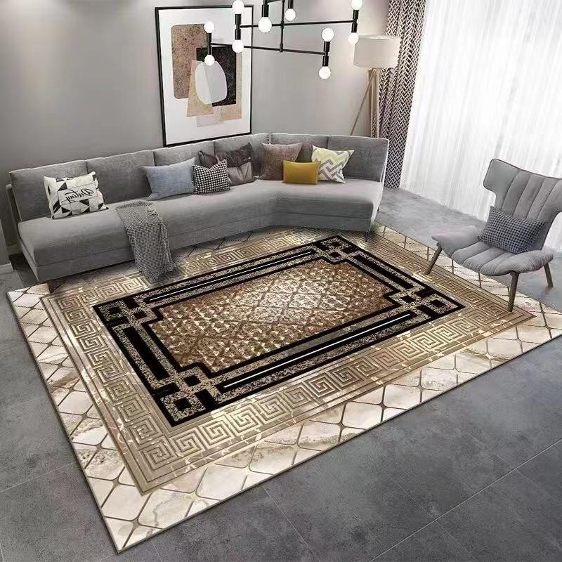 Living Room Carpet Dirt Resistant and Easy To Maintain Bedside Carpet Sofa Coffee Table Large Area Carpet