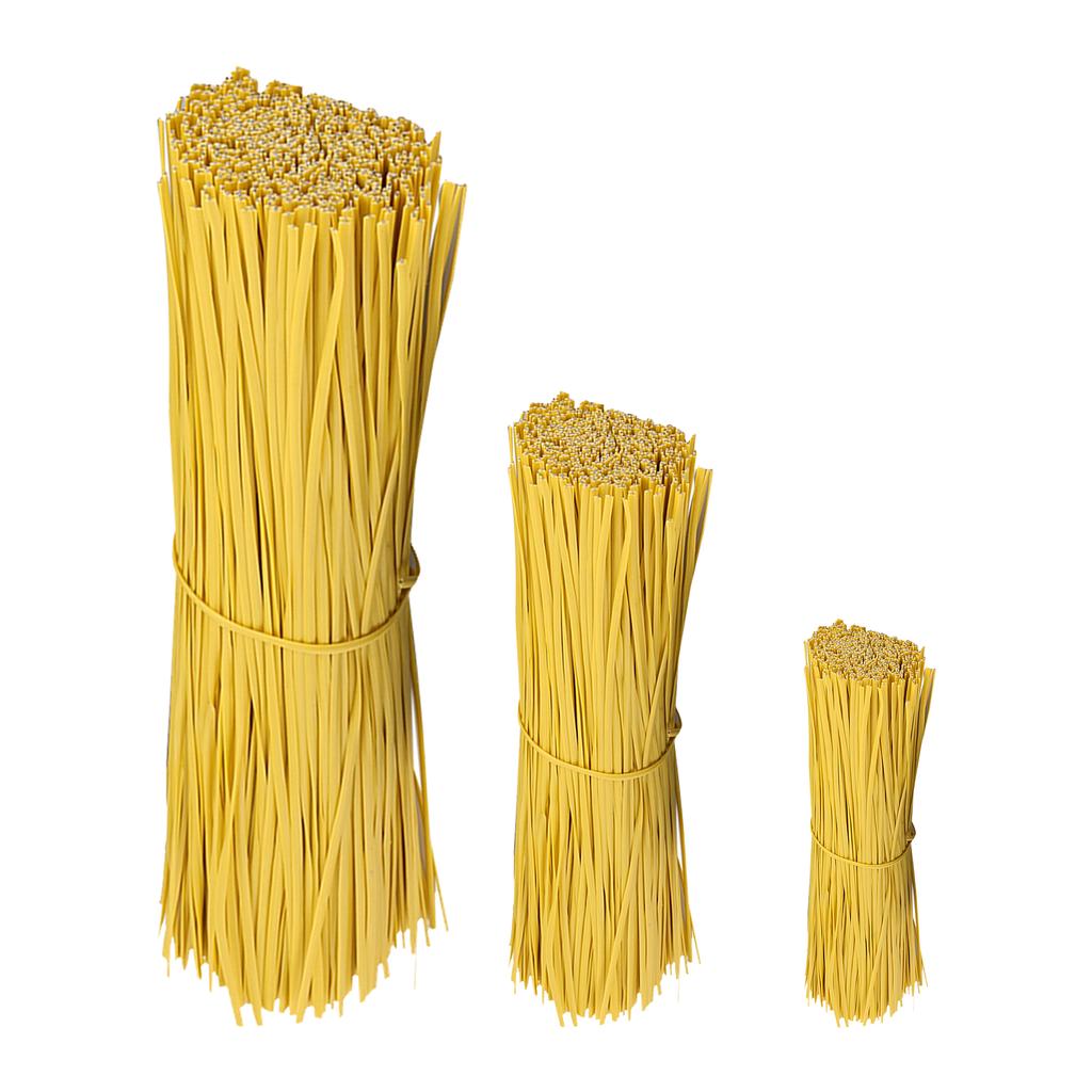 100PCS Oblate Gardening Cable Ties Reusable Iron Wire Twist Tie for Flower Plant Climbing Vines Multifunction Coated Fix Strings