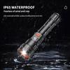 High-power White Laser LED Flashlight Ultra Strong Light Tactical Flashlight Outdoor Waterproof Searchlight Camping Torch