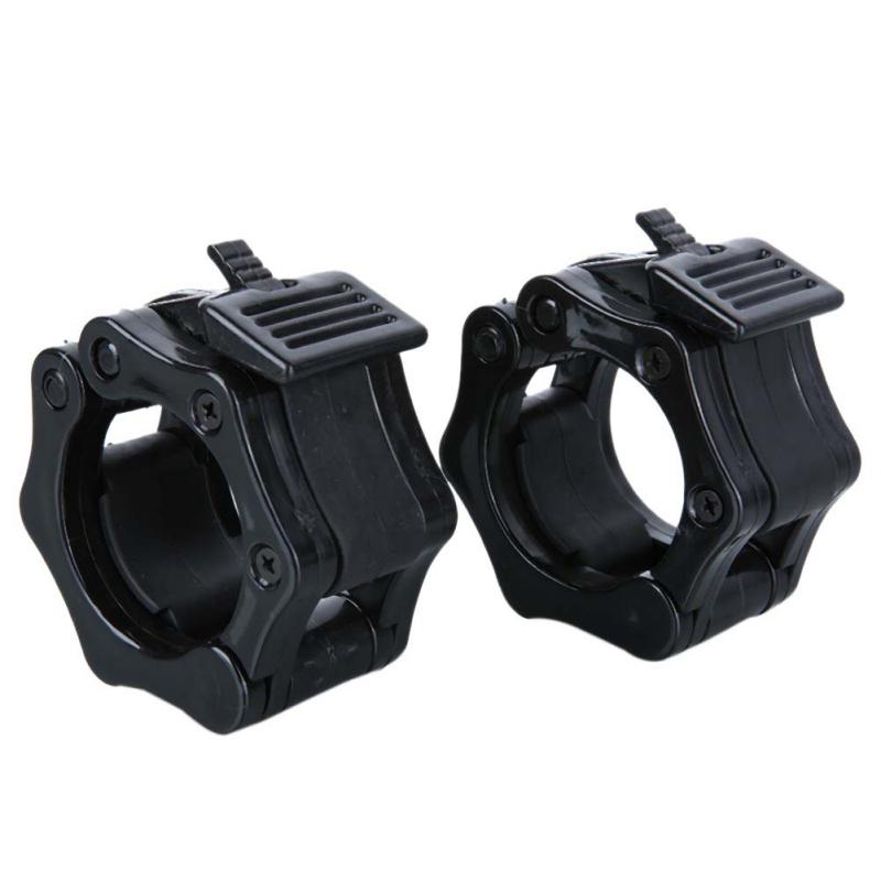 1 Paar olympische 30 mm Spinlock-Halsbänder Langhantel-Kurzhantel-Clip Barbell