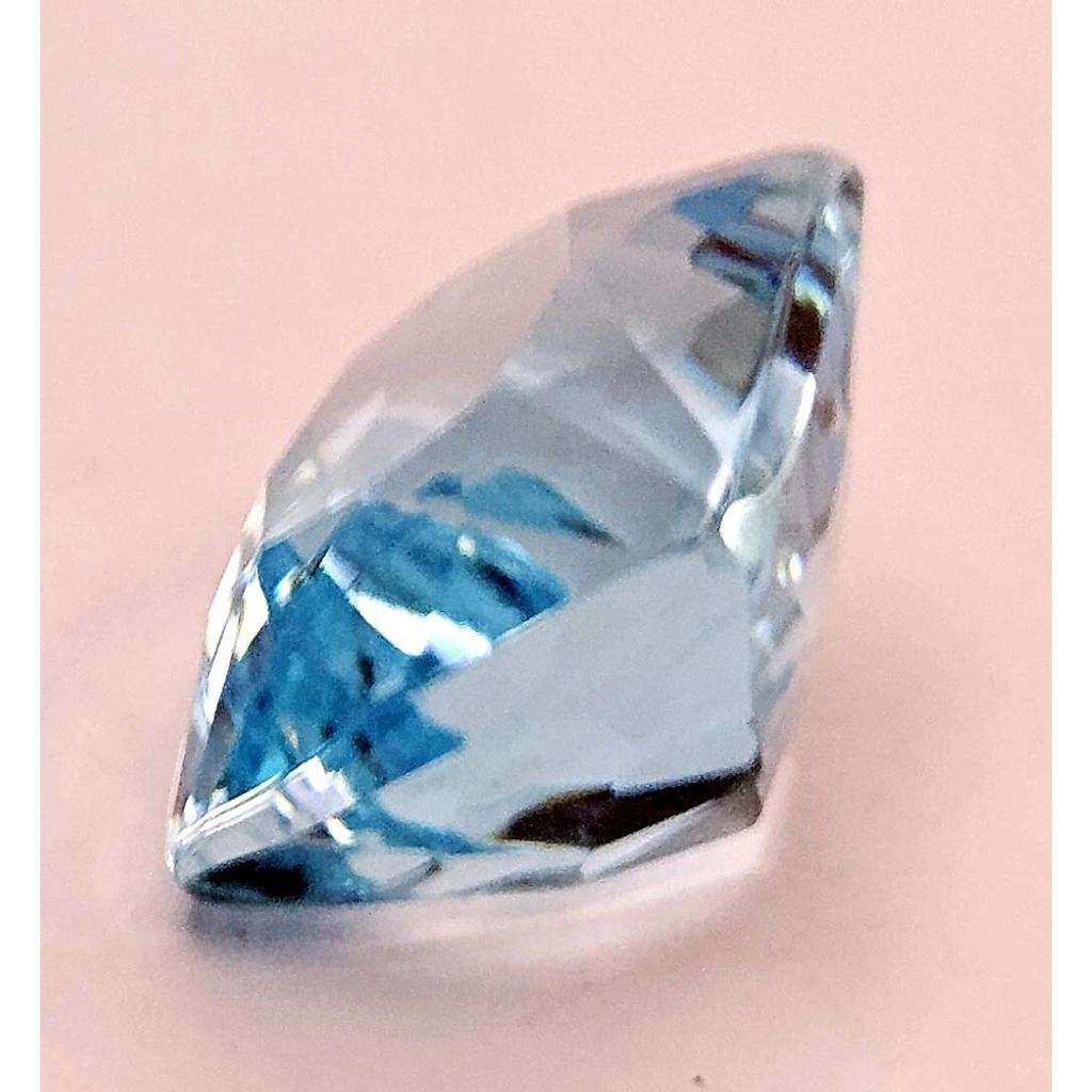 Aquamarine Blue Color For Necklace 10+ Ct Cushion Cut Stunning Gemstone