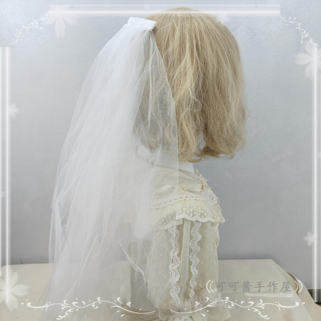 Original Handmade Halloween Ghost Bride Cos Dress Up Hair Accessories White Lace Veil Blood Drop Mesh Flower Women's Headdress