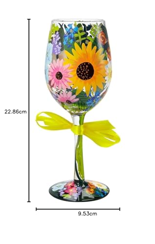 Lolita Wine Glass WILDFLOWERS GLS11-5526S