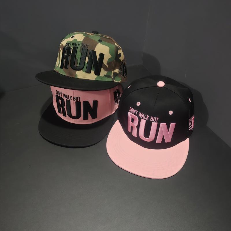 Hvězda trojrozměrná výšivka písmeno RUN baseballová čepice pánská a dámská sluneční clona síťovina osobnost hip hop klobouk