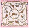 New Silk Scarf Women Large Shawls Horse Carriage Stoles Square Bandana Luxury Kerchief Hijab Scarf Female Foulards 130CM