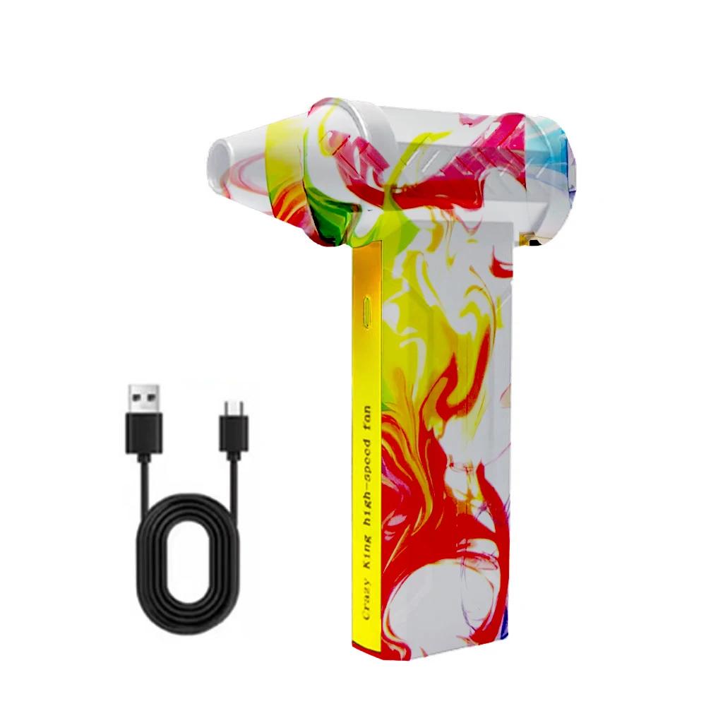 

Турбо-реактивный вентилятор 160000 об/мин мощный воздуходувка пылесос пылеуловитель USB подзарядка сильный ветер 60 м/с автомобильный бесщеточный воздуходув