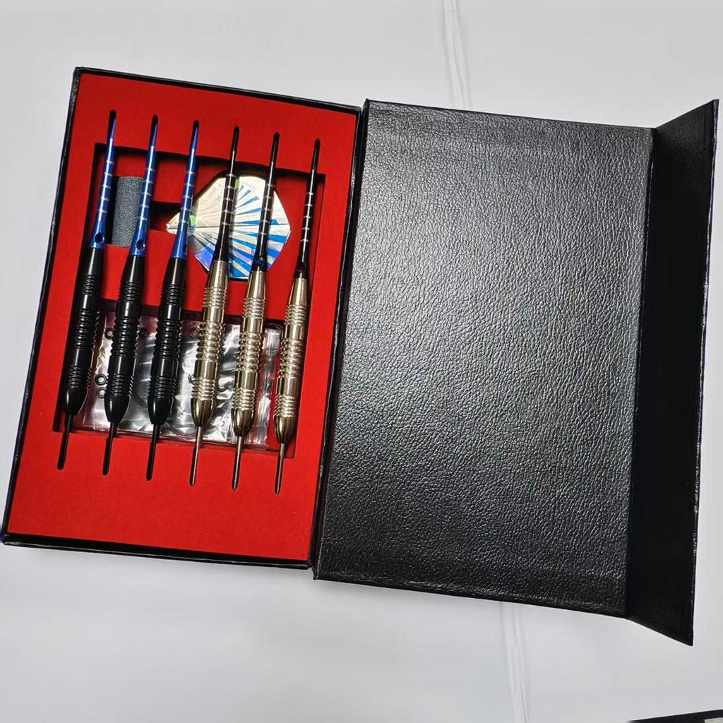 Premium 6-Piece Aluminum Alloy Darts Set - 22g & 23g, Drop-Resistant, Needle-Type, In Stock