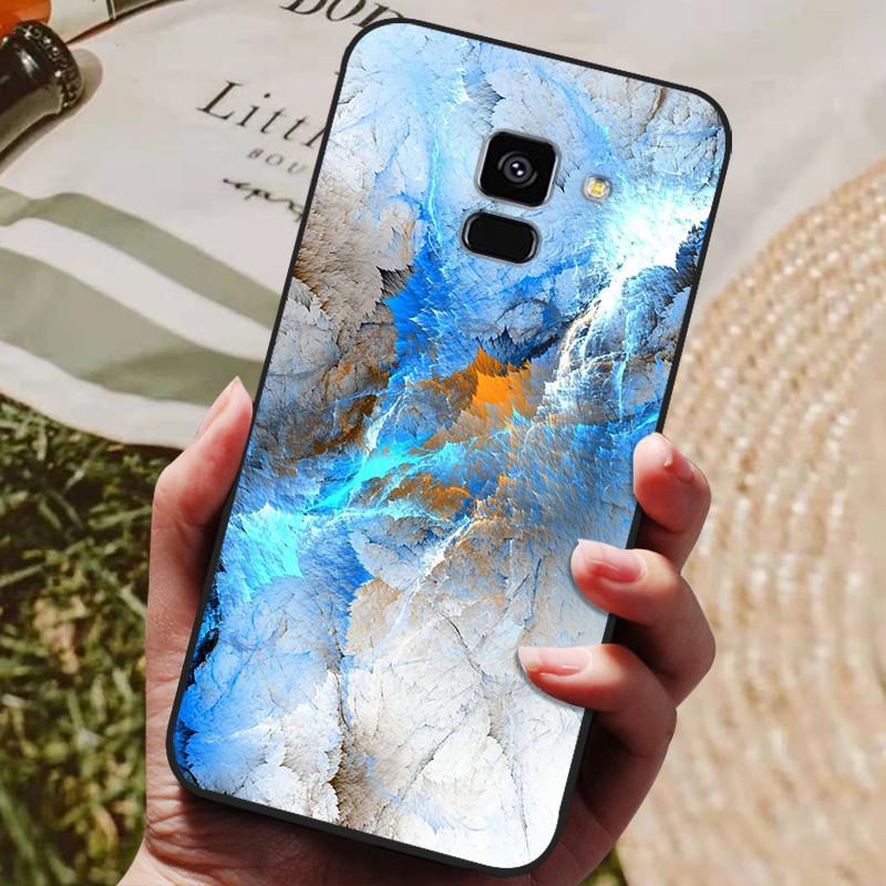 For Samsung Galaxy A8 2018 A530 A530F Case Silicon Soft TPU Phone Cover For Samsung A8 Plus 2018 A730 A730F Case Black Coques