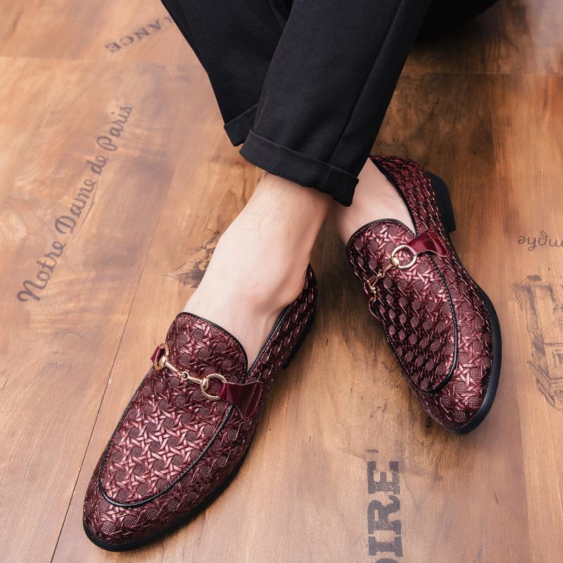 Freizeitschuhe Herren Mode Outdoor Wanderschuhe Herren Fahrschuhe Slipper Leder Büro Flats Schuhe Alleskönner Gesellschaftsschuh