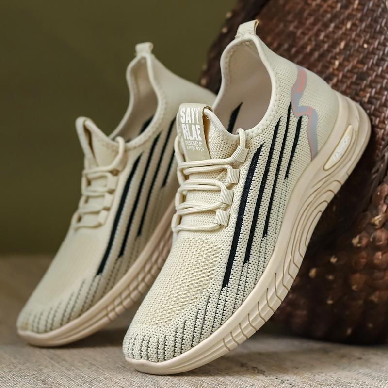 

Взуття чоловіче нове зовнішньоторгове транскордонне повсякденне універсальне трендове легке дихаюче в язане спортивне взуття чоловіче взуття індивідуальна обробка 44