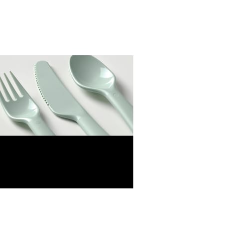 IKEA KALAS 18-piece cutlery set for children (pastel tones)