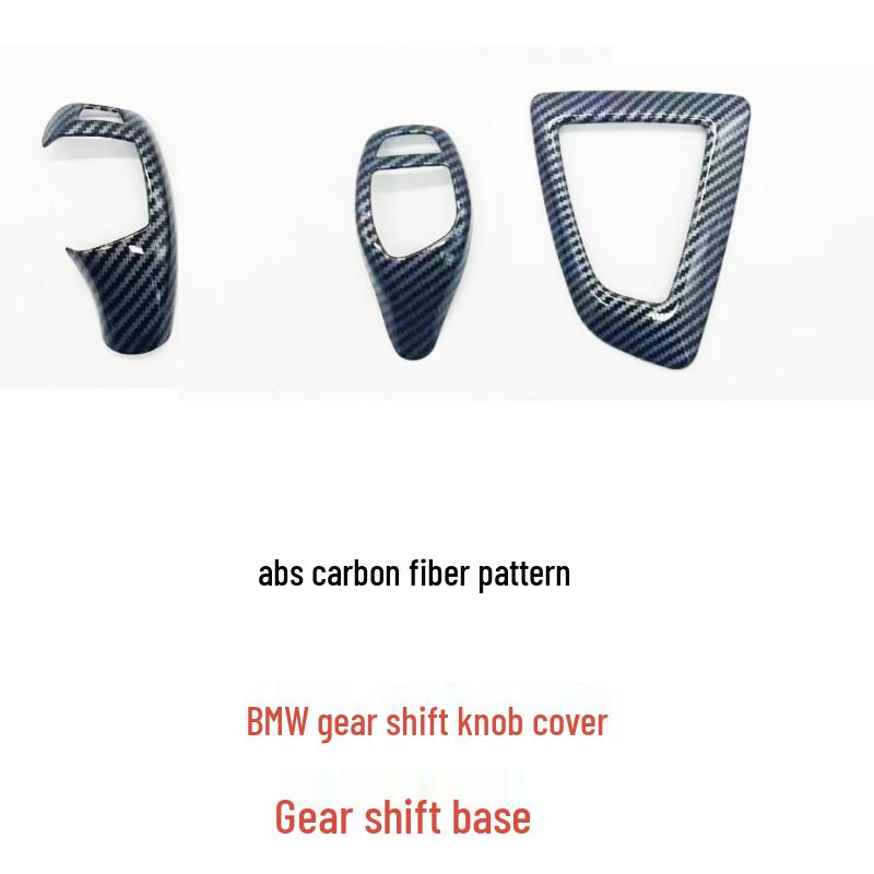 Kohlefaser Schalthebelknauf & Abdeckung für BMW 1er, 2er, 3er F30 - Innenraum Modifikation
