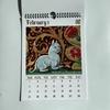 2026 Strange Cat Calendar Whimsical Cat Design Vintage Gothic Hanging Wall Calendar For The Entrance Hall And Bedroom Decoration