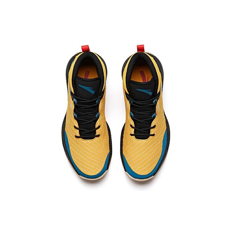 Anta Cushioning Slip Resistant Abrasion Resistant Breathable High top Basketball Shoes Men's 11941632S-4