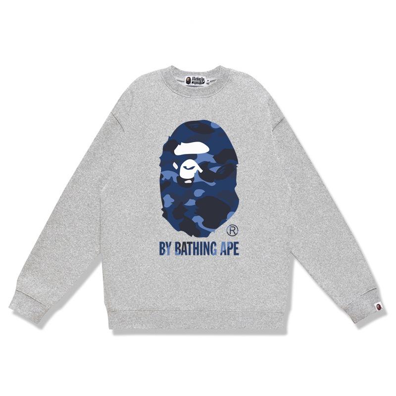 Herrtröja med lång ärm, boktryck och frotté - Höst/Vinter Casual Pullover Trendig Topp