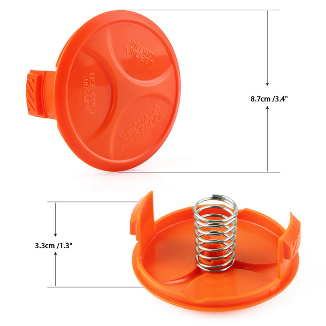 

2 Pieces Spool Cap Covers For Lawn Mower Compatible with ST20C STC1855C STC55 BCASK8967D2 BDST5530CM Part Number For 38502203N China Mainland