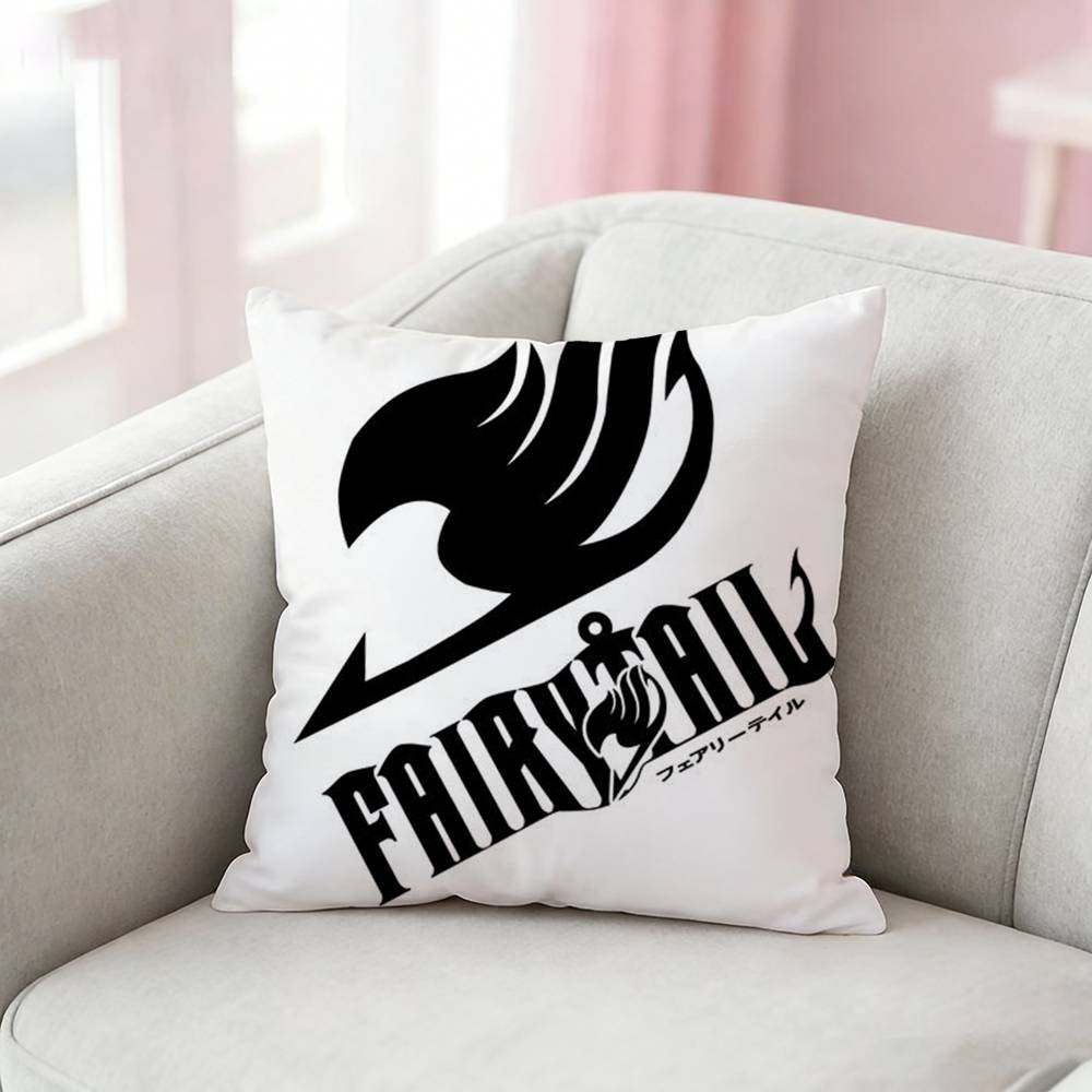 Fairy Tail Anime Pillow Case Cushion Cover Throw Pillow Case For Car Sofa