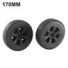 2Pcs/Set Grill Wheels Replacement-Parts 170/177mm 7 Inch BBQ Grill Wheel Barbecue Grills Kitchen Garden Accessories Plastic