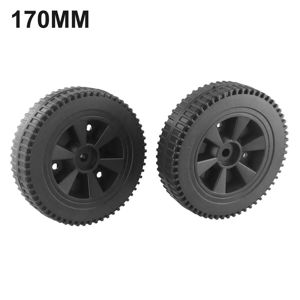 2Pcs/Set Grill Wheels Replacement-Parts 170/177mm 7 Inch BBQ Grill Wheel Barbecue Grills Kitchen Garden Accessories Plastic