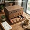 Holz Schreibtisch-Organizer Mit Mehreren Fächern Für Büros Heimdekoration Aufbewahrungsbox Für Schreibwaren Kosmetik