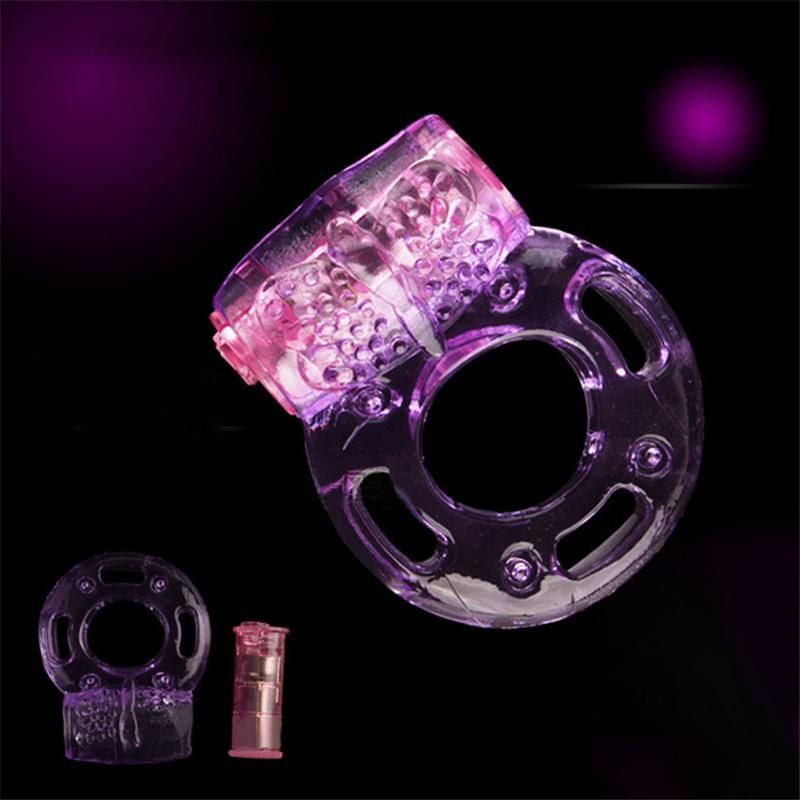 Elastischer Verzögerungs-Schmetterlings-Penis, vibrierender Penisring, dehnbar, intensive Stimulation der Klitoris, Massagespielzeug für Sexy Lovers