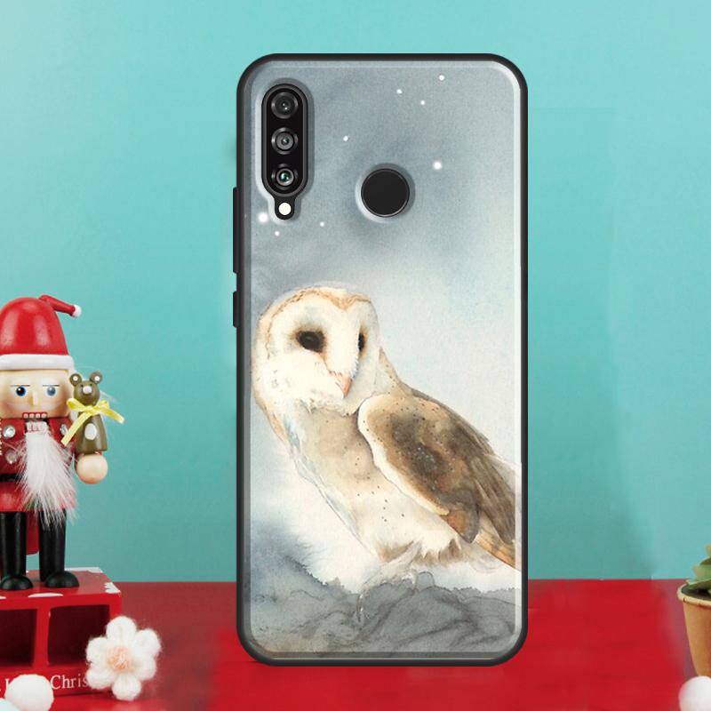 Owl Watercolor Animal For Huawei Nova 12i 12s 11i 5T Y90 Y70 Y60 Y61 Y91 Y72 9 10 SE P60 Pro P20 P30 P40 Lite Case