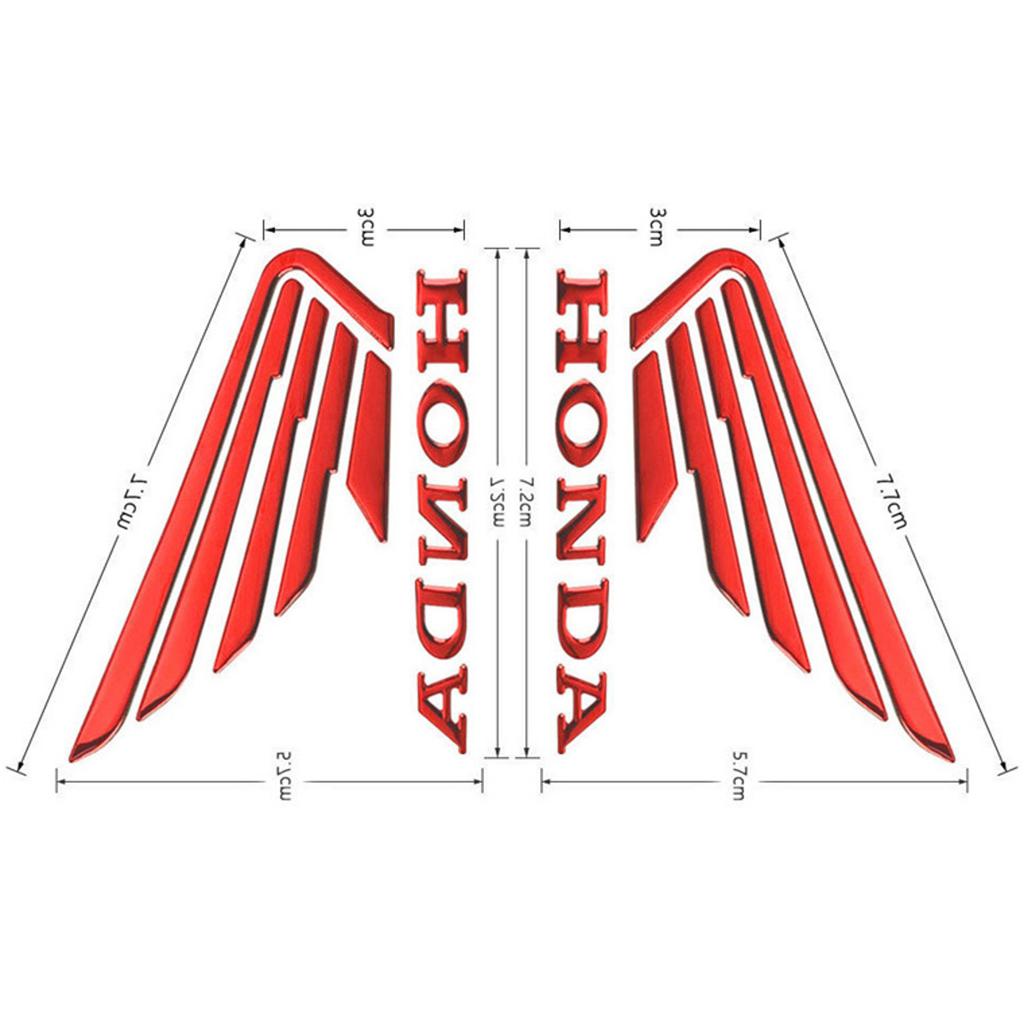 MPC4 3D Honda Sticker Logo Tank Wing Decal