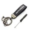 Anti-lost Car Keychain Fashing Decoration Keyring Auto Vehicle Key Chain Holder Gift For Mitsubishi Outlander Car Accessorie