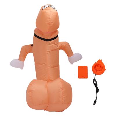 Inflatable Costume Air Blow Up Funny Polyester Fabric Ride On Bird Costume for Halloween Theme