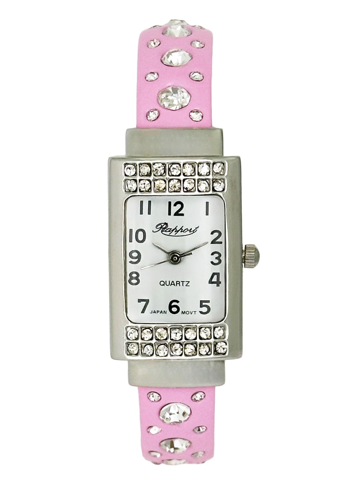 La Paul Thin Beaded Bangle 191097 Women s Watch, Pink, розовый
