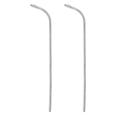 PATIKIL Gooseneck 600mm Microphone Stand 38"-16UNC Male-Male Adjustable Flexible Arm Microphone Arm Stand Tube Conversion Adapter Camera Accessory
