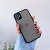 Armor Shockproof Transparent Matte Case For iPhone 11 12 13 Mini 14 15 16 Plus 17 Pro Max 17 Air Skin Feel Bumper Cover