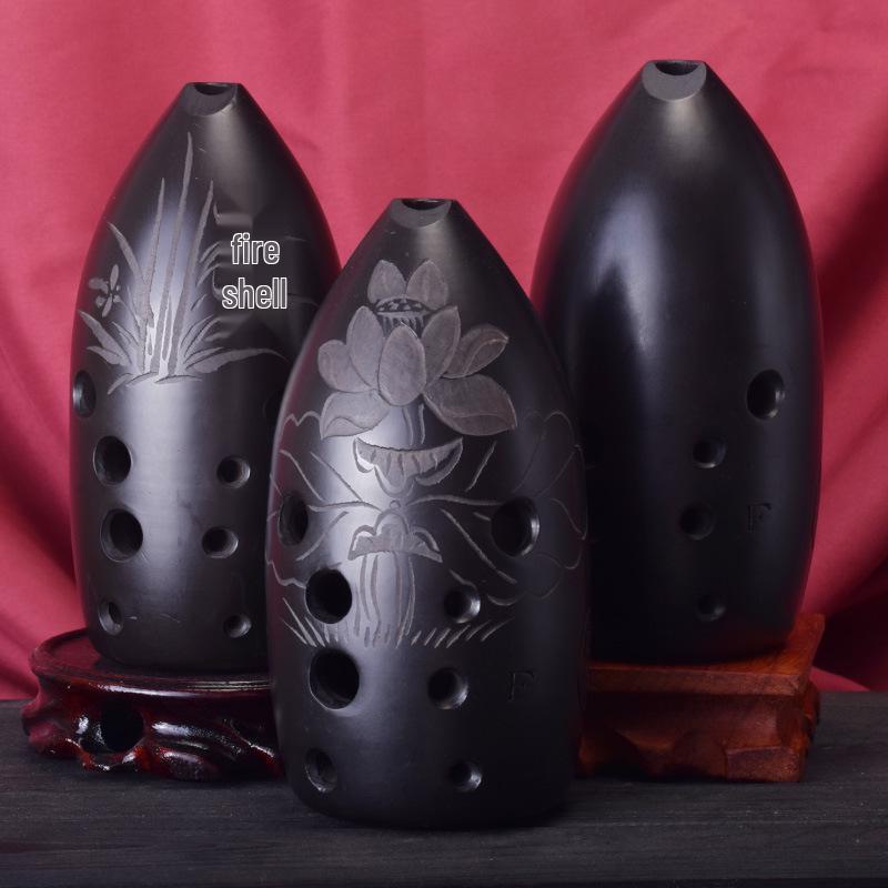 Ocarina with Pen Holder: Available in double-cavity ten-hole and eight-hole, perfect for beginners, students, children, adults, and professional use.