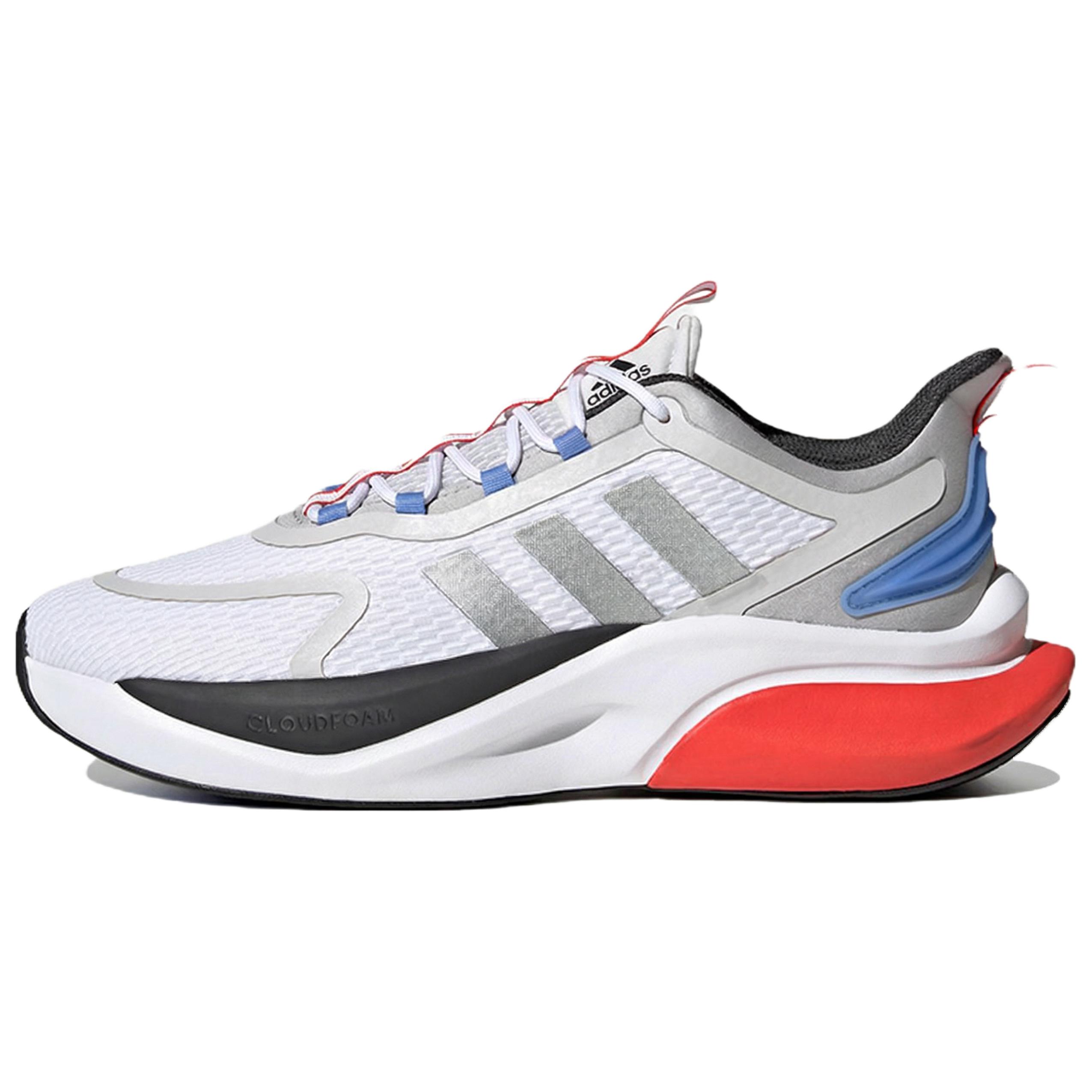Alphabounce Adidas Plus  White Silver Blue Fusion  HP6139 40