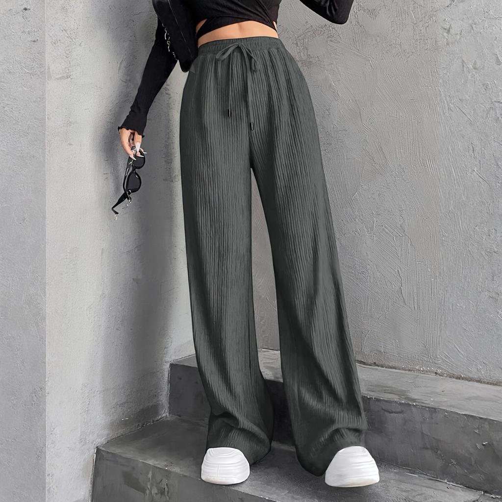 Women's Straight Pants Fashion Casual Pants Nine Point Harlan Pants